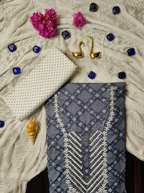 Suit Grey White PNDM401100GRCN - Image 2