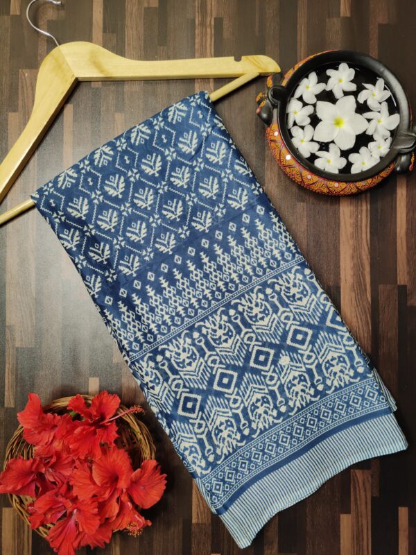 Suit (Batik Cotton) Teal Blue PNDM504000BLSN - Image 5