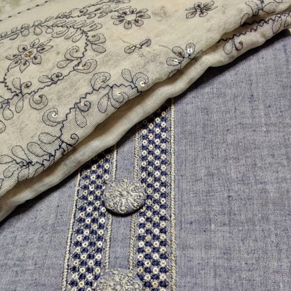 South Cotton Suit Denim Blue PNDM900200BLCN