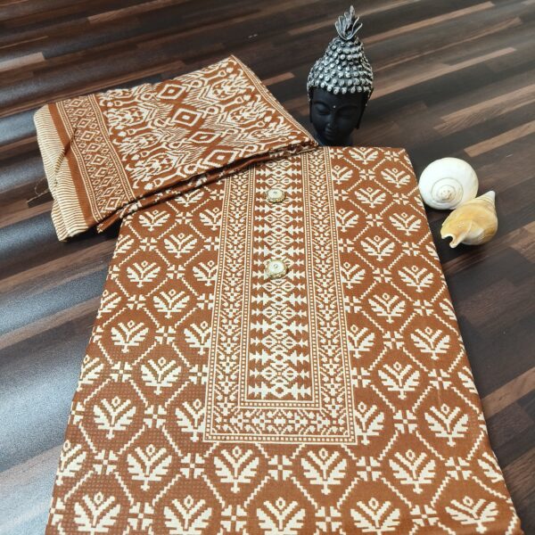 Suit (Batik Print) Mustard PNDM504000YLSN