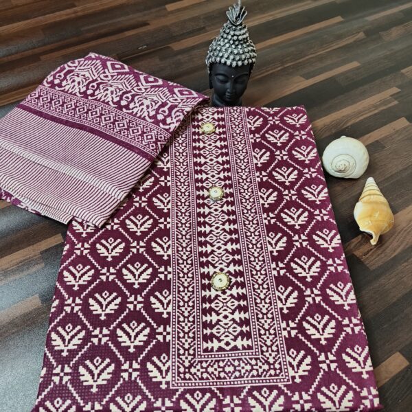 Suit (Batik Print) Wine PNDM504000WNSN