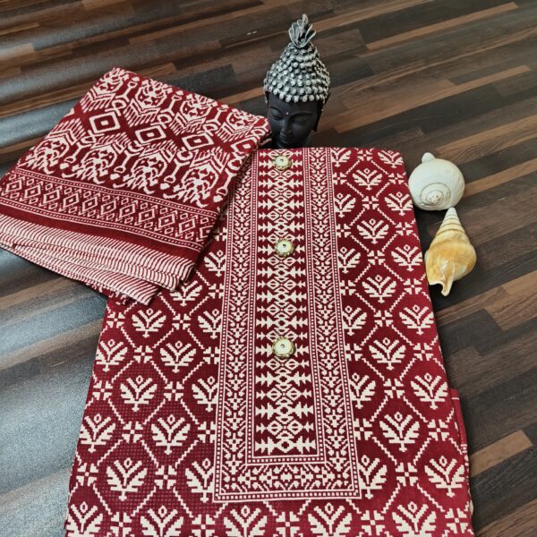 Suit (Batik Print) Red PNDM504000RDSN - Image 3