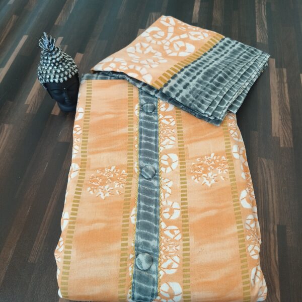 Suit (Cotton Batik) Grey Orange PNDM505000GRSN - Image 3
