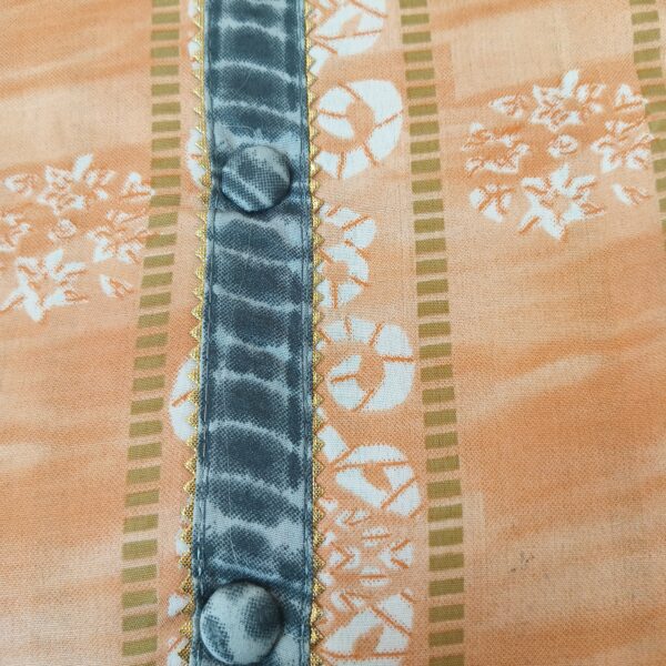 Suit (Cotton Batik) Grey Orange PNDM505000GRSN - Image 5