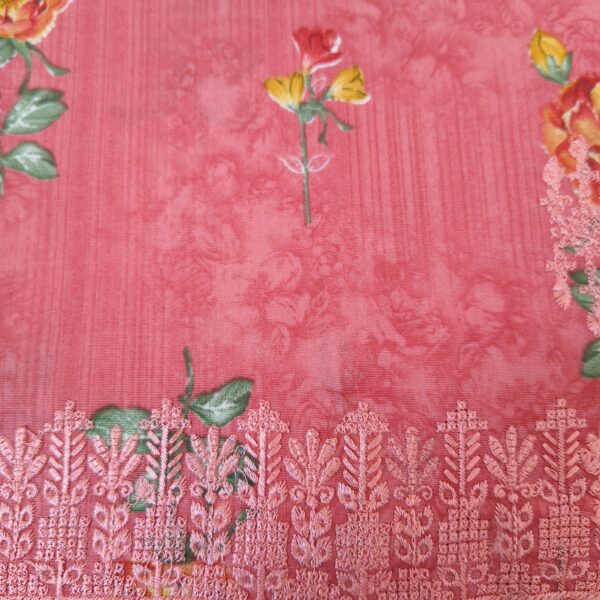Suit (Printed Cotton) Pink PNDM105000PKLN - Image 4