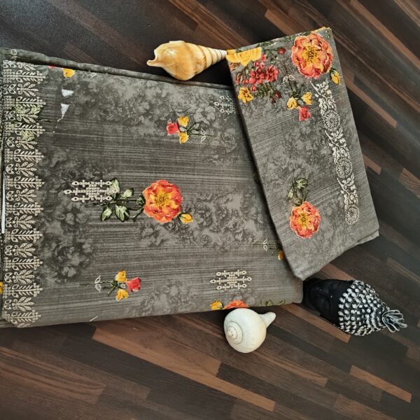 Suit (Printed Cotton) Grey PNDM105000GYLN - Image 2