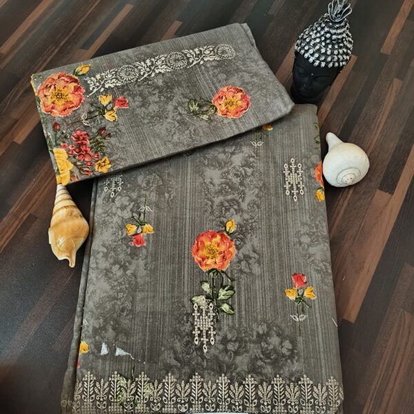 Suit (Printed Cotton) Grey PNDM105000GYLN
