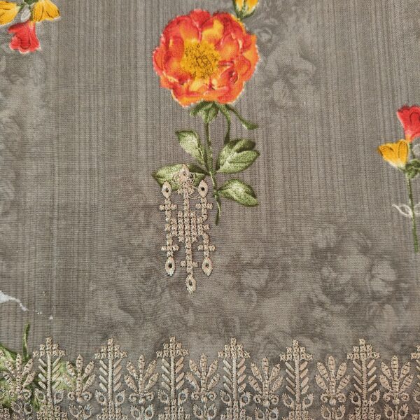 Suit (Printed Cotton) Grey PNDM105000GYLN - Image 4