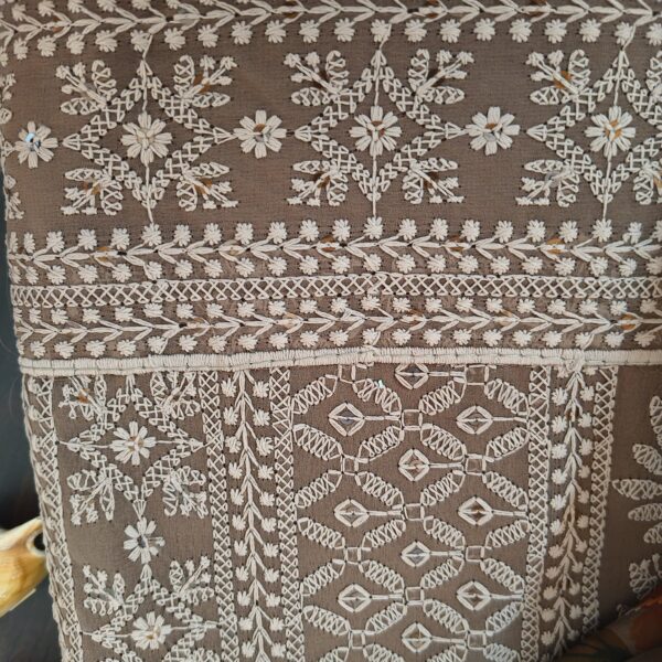 Suit (Chikankari Georgette) Brown PNDM500100BRGR - Image 5