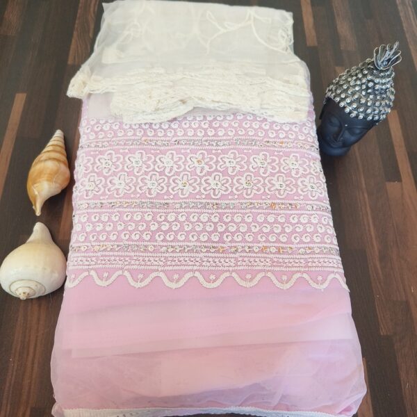 Suit (Georgette Chikankari) Pink PNDM505000PKGR