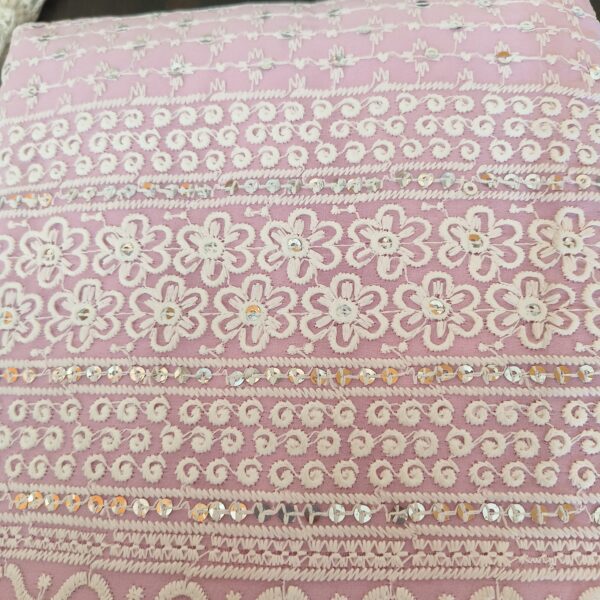Suit (Georgette Chikankari) Pink PNDM505000PKGR - Image 5
