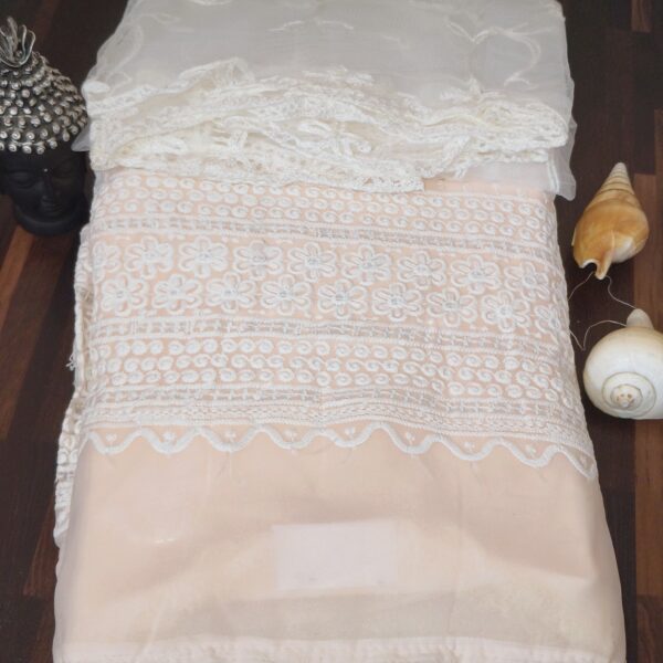 Suit (Georgette Chikankari) Peach PNDM505000PHGR