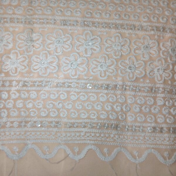 Suit (Georgette Chikankari) Peach PNDM505000PHGR - Image 5