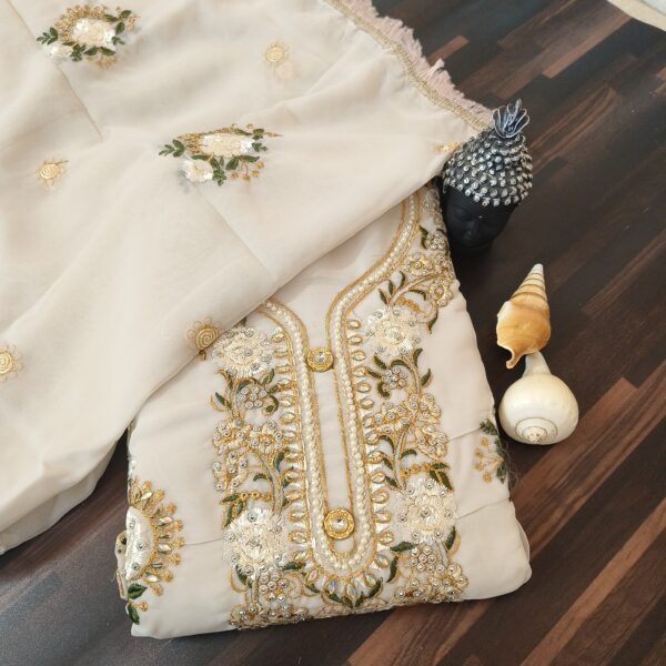 Suit (Georgette fancy) Grey  PNDM507000GYGR - Image 2