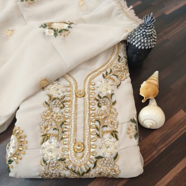 Suit (Georgette fancy) Grey  PNDM507000GYGR
