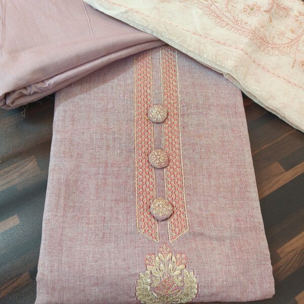 South Cotton Suit Pastel Pink PNDM900200PKCN - Image 5