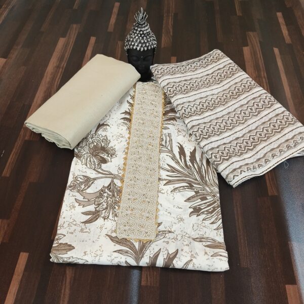 Suit White Brown PNDM338000WHCN - Image 3
