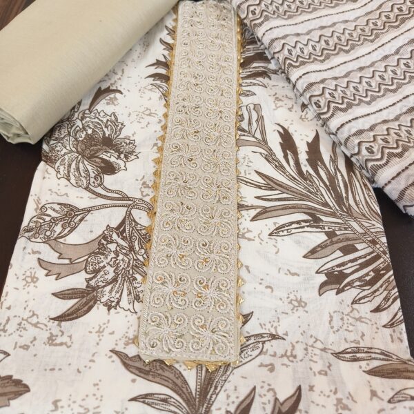 Suit White Brown PNDM338000WHCN - Image 4