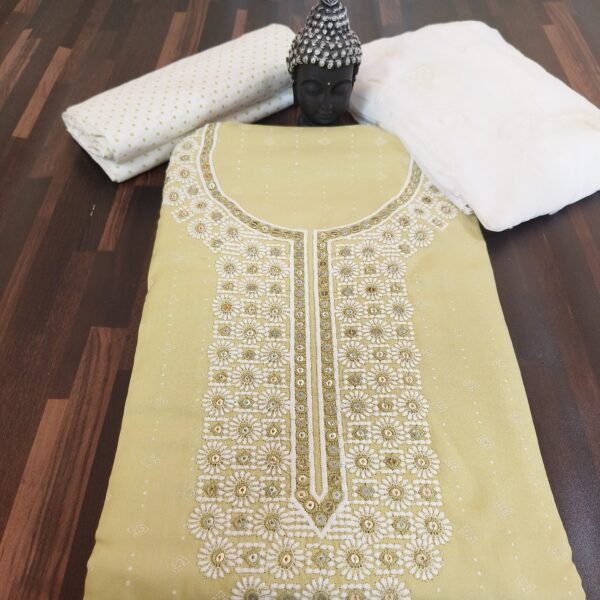 Suit Pastel Yellow white PNDM401100YLCN - Image 2