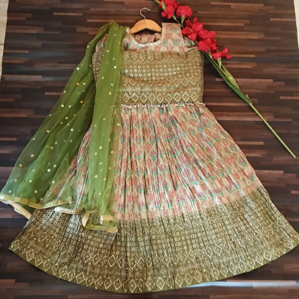 Lehenga Mehendi PMLH533700LGSN - Image 3