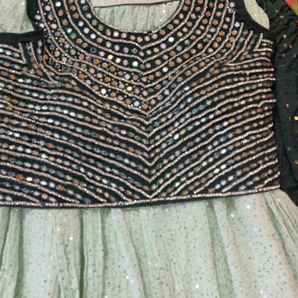 Lehenga Green PMLH356400DGGR - Image 6