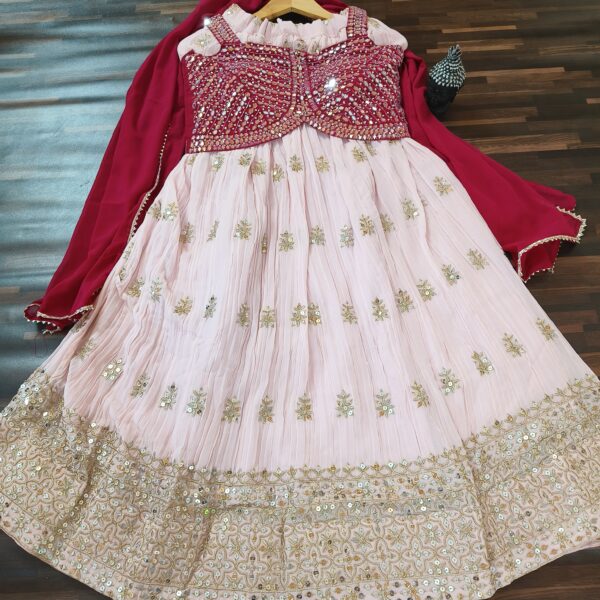 Lehenga Pink PMLH356400PKGR - Image 4