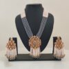 Beaded Long Necklace Set PNJW008100GRKN