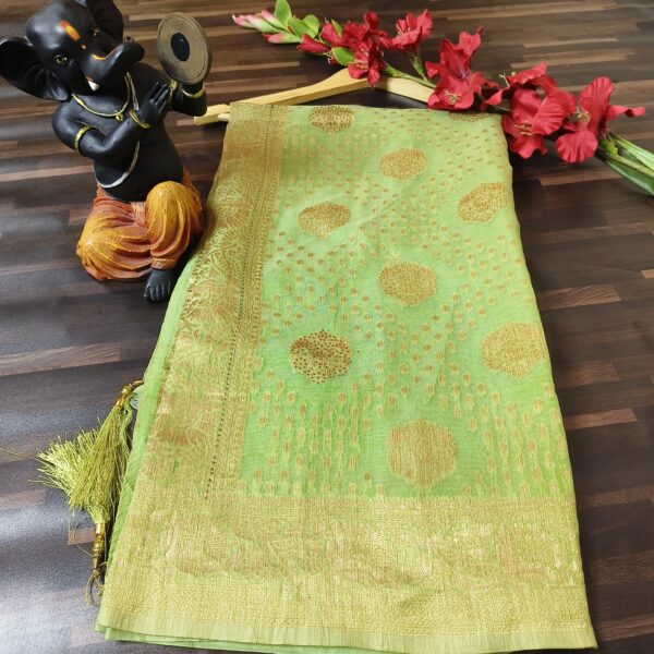 Saree Pista Green PNSR758100LGWB - Image 2