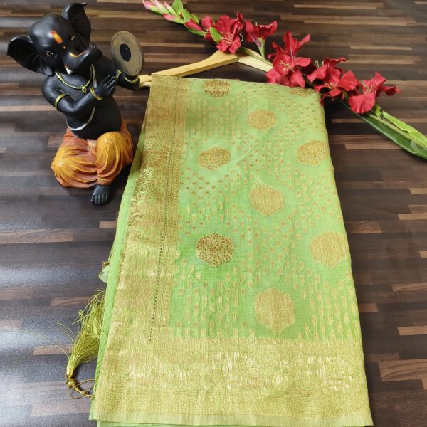 Saree Pista Green PNSR758100LGWB - Image 3