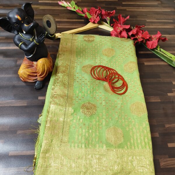 Saree Pista Green PNSR758100LGWB - Image 4