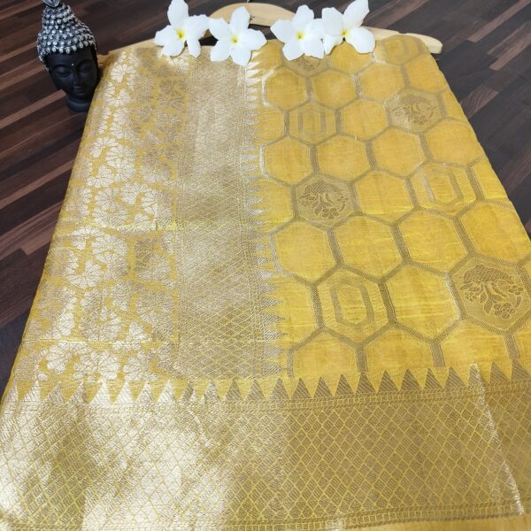 Saree (Organza) Yellow PNSR206100YLOZ
