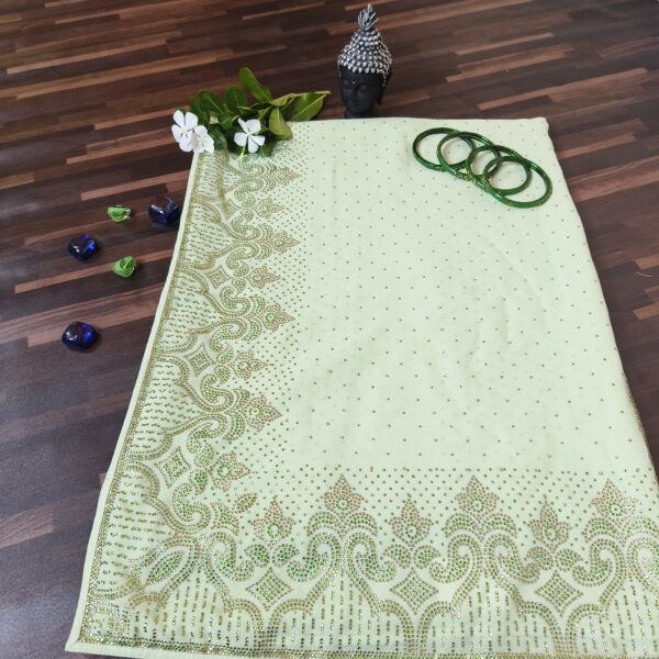 Saree Pista Green PNSR909200LGGR - Image 2