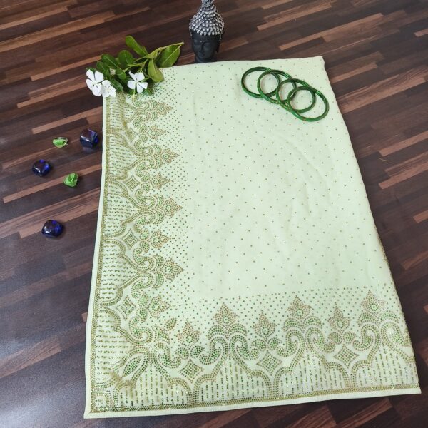 Saree Pista Green PNSR909200LGGR - Image 4